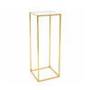 Colonne Support Metal Dore 80cm - Présentoir pour Figurines - Pilier Elegant