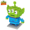 Figurine en brique Toy Story™ Alien - Nano Bricks LBOYU - 250 pièces 10cm