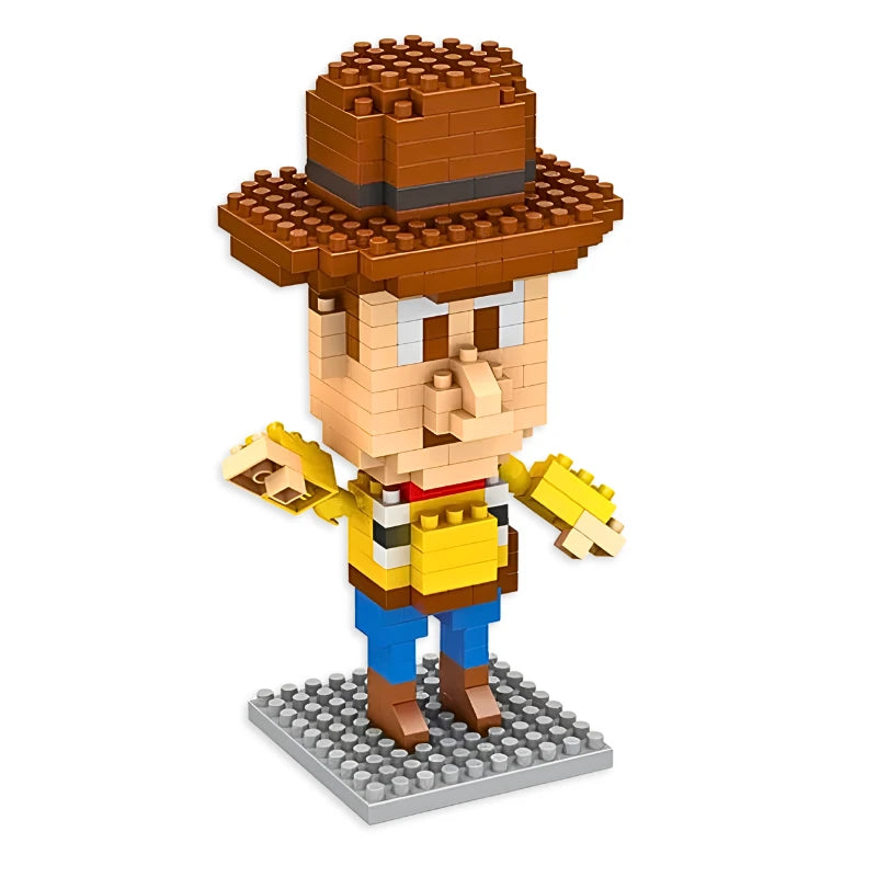Figurine en brique Toy Story Woody Nano Bricks 230 pièces - profil