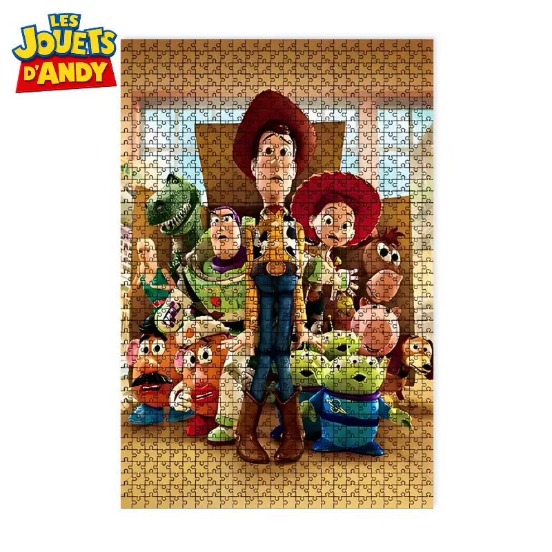 Puzzle Toy Story Woody Buzz Personnages 108 Pièces 23,5x18,5cm - vue face