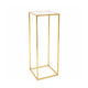 Colonne Support Metal Dore 80cm - Présentoir pour Figurines - Pilier Elegant