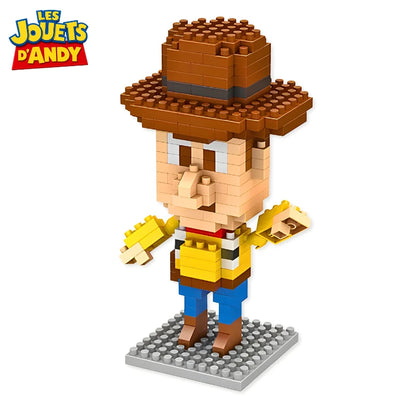 Figurine en brique Toy Story Woody Nano Bricks LBOYU 230 pièces 10cm - vue face