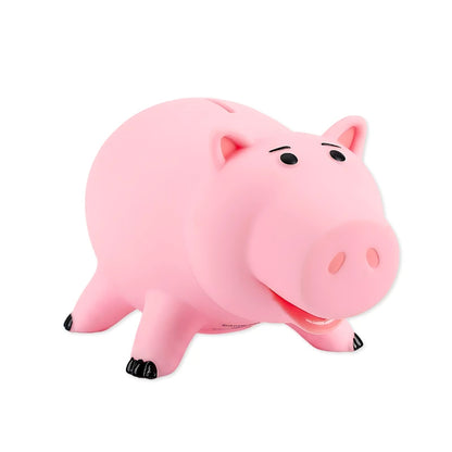 Figurine Hamm Toy Story - détail corps rose arrondi nez retroussé sabots noirs expression 13cm