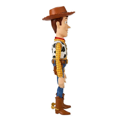 Figurine Toy Story Woody Shérif Parlant Tissu 40cm - profil