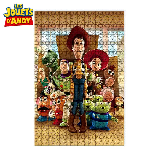 Puzzle Toy Story Woody Buzz Personnages 108 Pièces 23,5x18,5cm - vue face